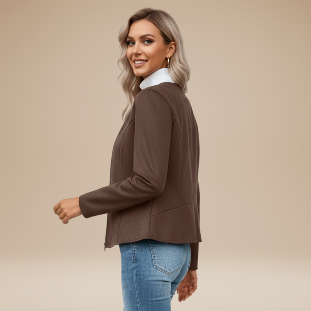 Gioia | Giacca Donna con Zip e Design Pulito