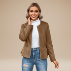 Gioia | Giacca Donna con Zip e Design Pulito