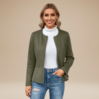 Gioia | Giacca Donna con Zip e Design Pulito