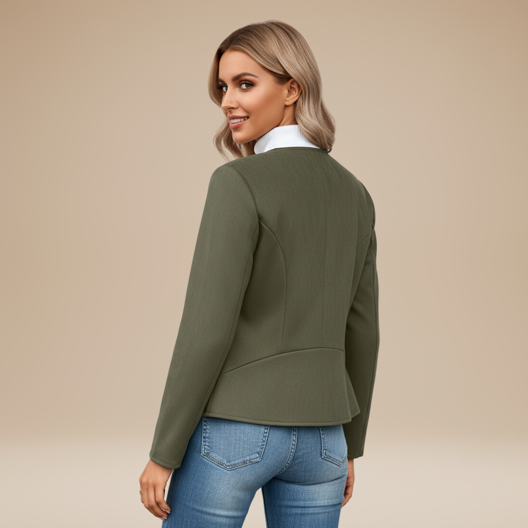 Gioia | Giacca Donna con Zip e Design Pulito