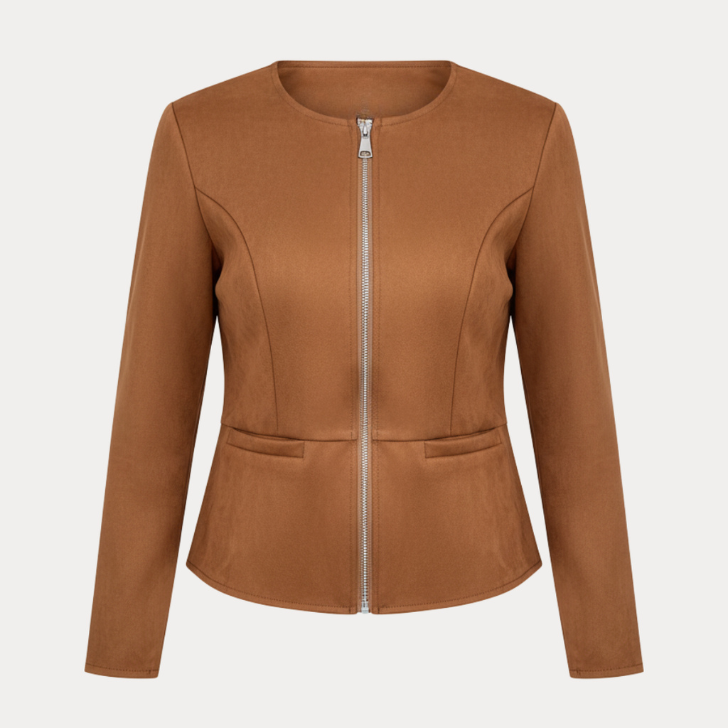 Gioia | Giacca Donna con Zip e Design Pulito