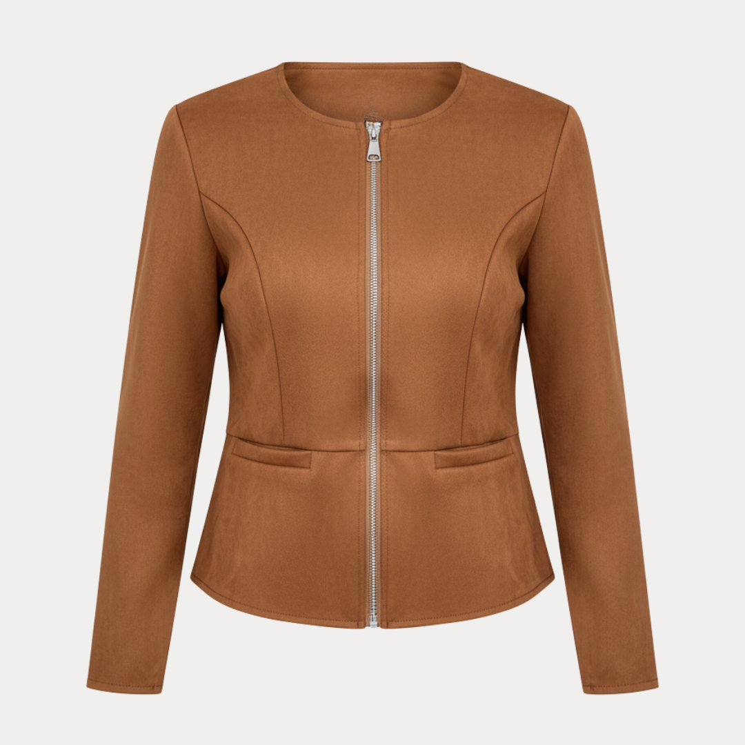 Gioia | Giacca Donna con Zip e Design Pulito