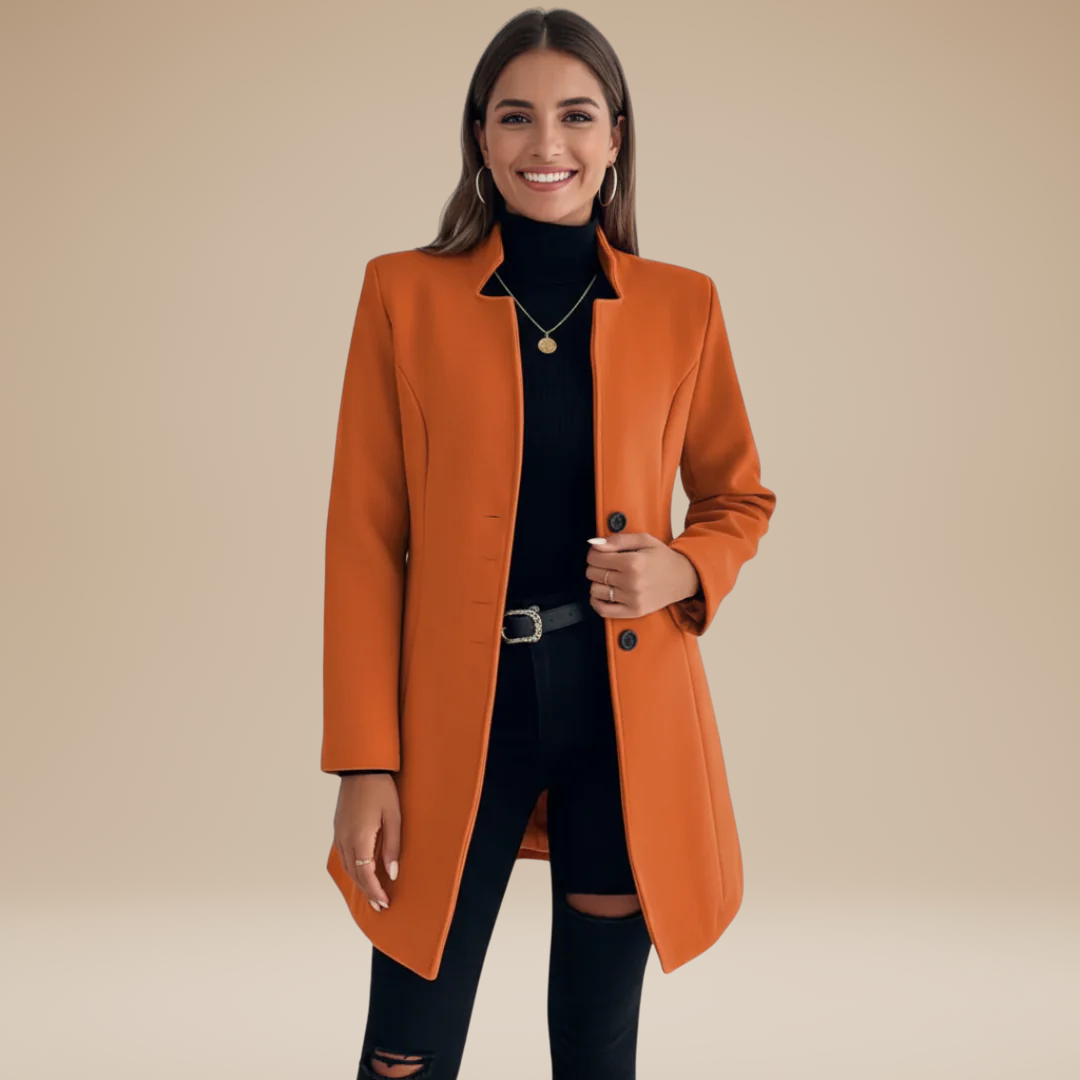 Greta | Cappotto Lungo da Donna Moderno e Raffinato