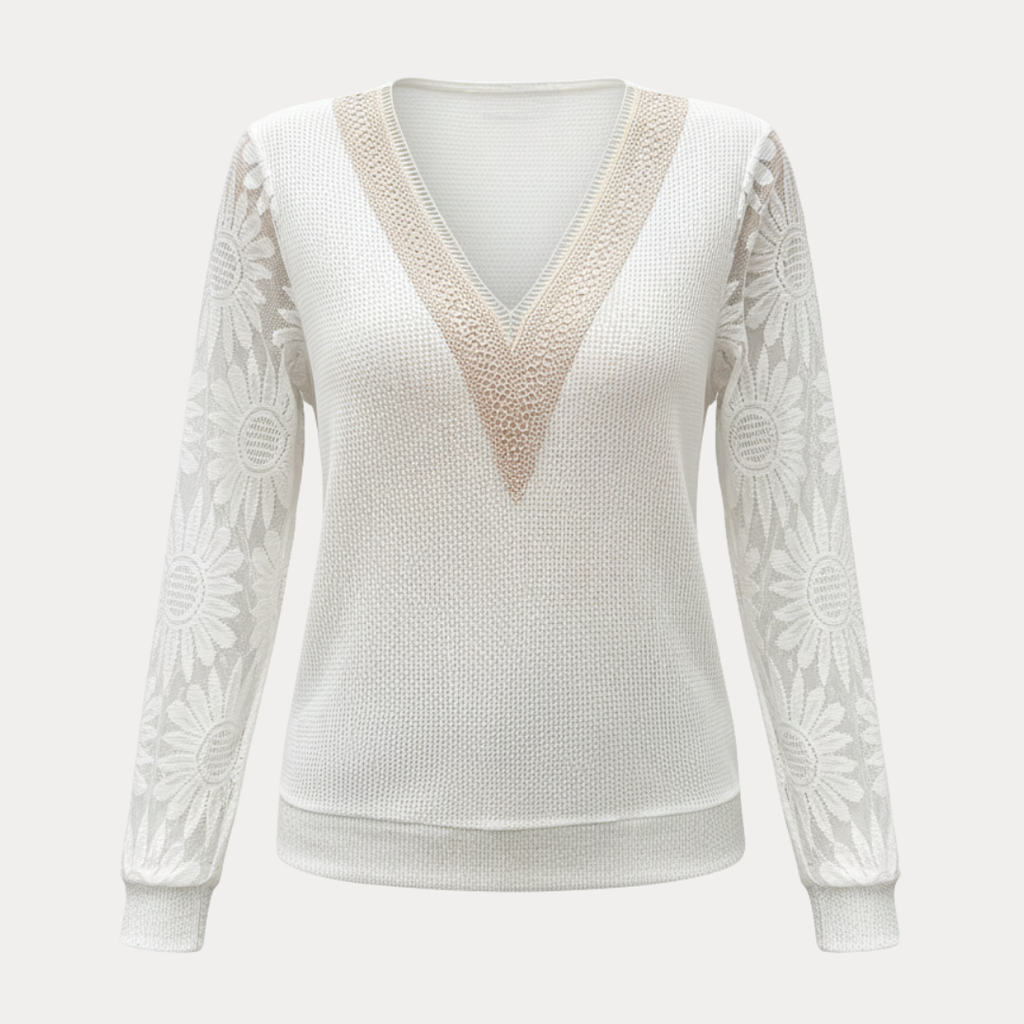 Alberta | Maglione da Donna Elegante e Raffinato con Motivi Floreali