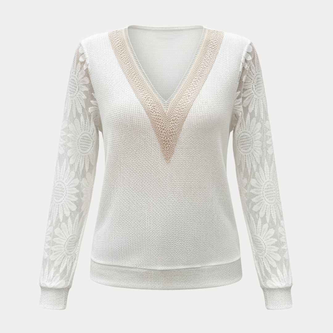 Alberta | Maglione da Donna Elegante e Raffinato con Motivi Floreali