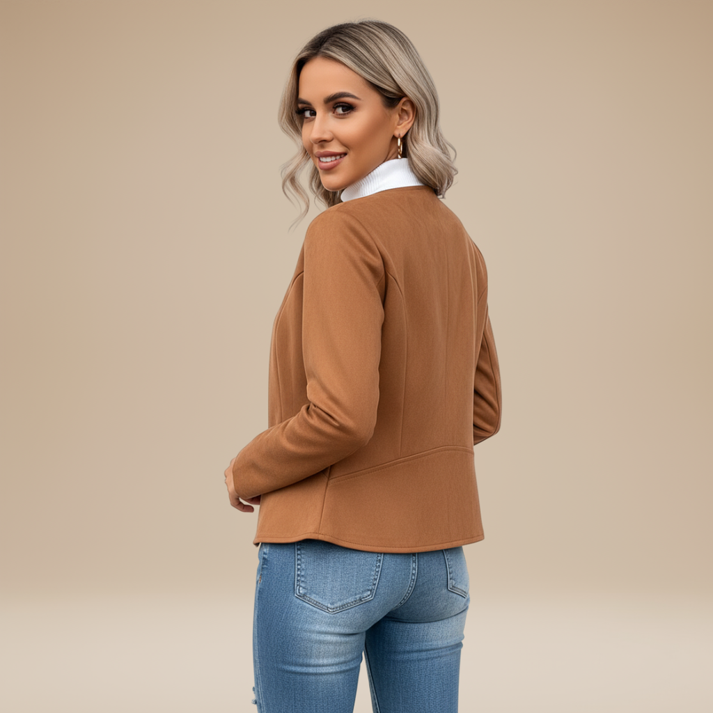 Gioia | Giacca Donna con Zip e Design Pulito