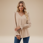 Emilia | Elegante Blusa da Donna con Maniche Arricciate