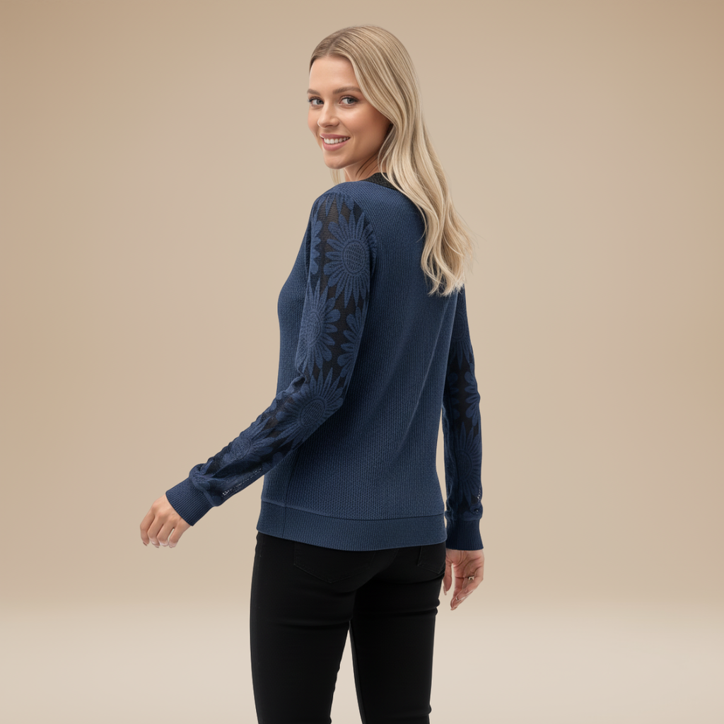 Alberta | Maglione da Donna Elegante e Raffinato con Motivi Floreali