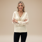 Alberta | Maglione da Donna Elegante e Raffinato con Motivi Floreali